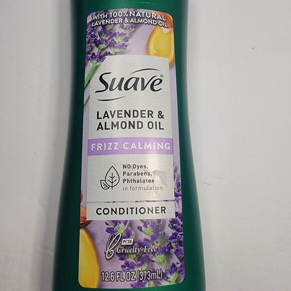 2 Pack Suave Lavender & Almond Oil Frizz Calming Conditioner 12.6oz - Picture 3 of 5